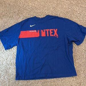 Texas Rangers Nike shirt size M